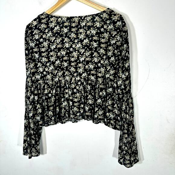 Denim‎ & Supply Ralph Lauren Camden Floral-Print Small Bell-Sleeve Top - Picture 4 of 9